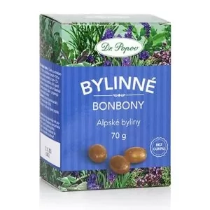 DR.POPOV Bonbony Alpské byliny, 70 g